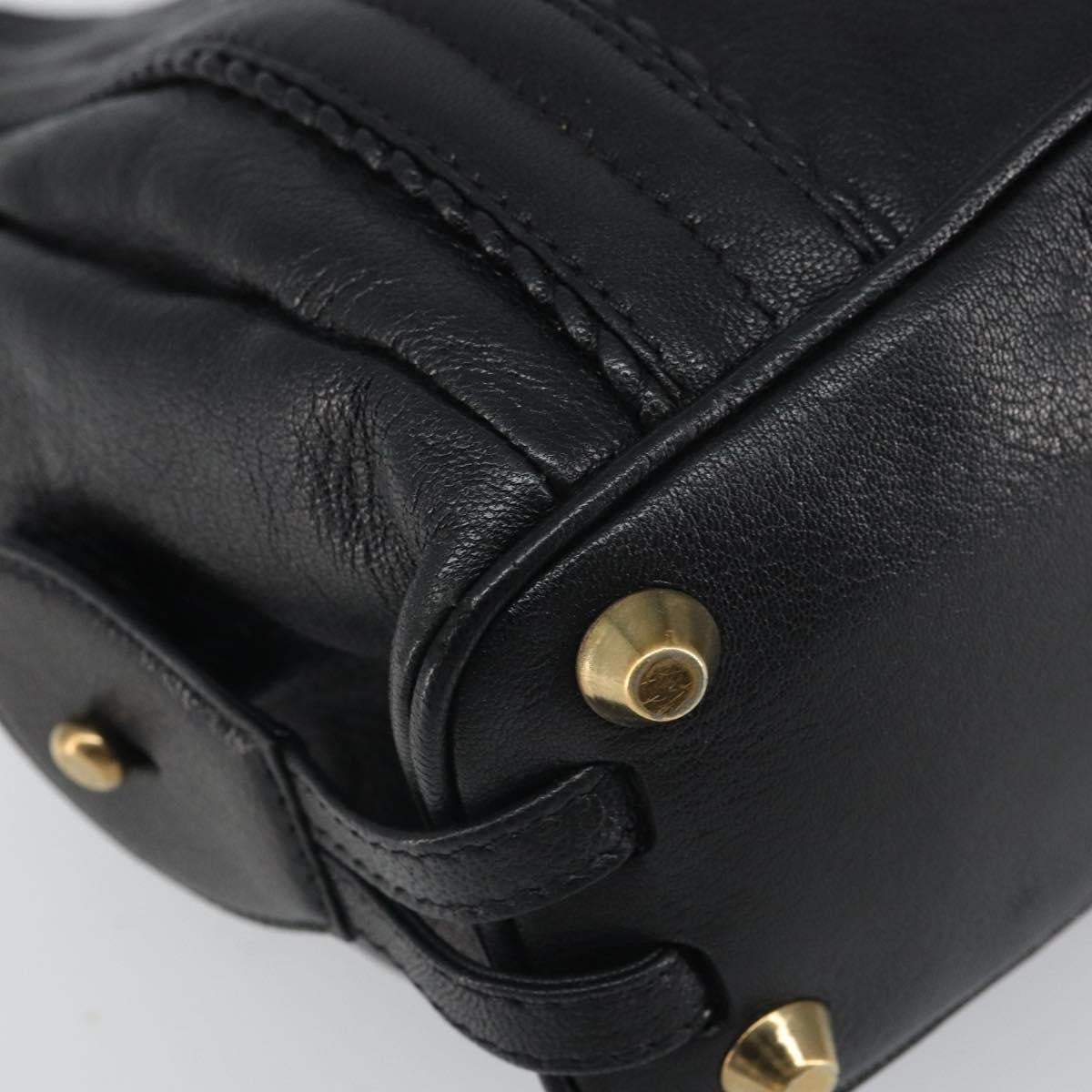 Chloe Irène Leather, Black, Leather, Tote Bag