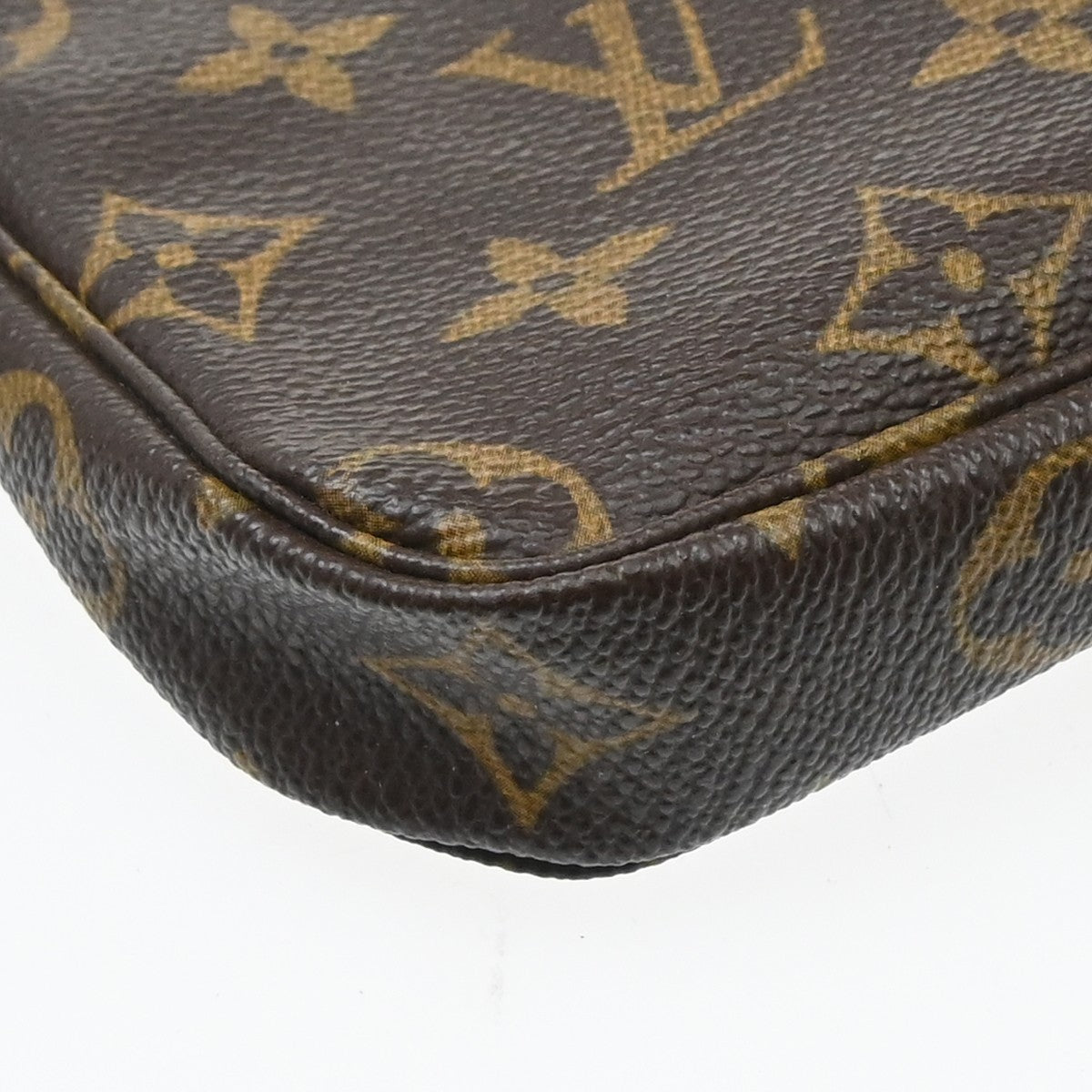 Louis Vuitton Mini pochette accessoires Canvas, Brown, Canvas, Clutch