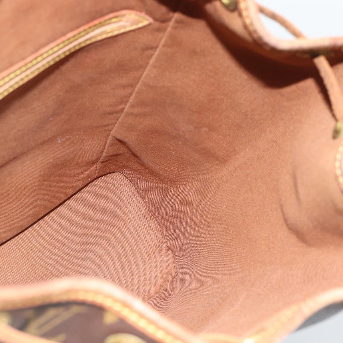 Louis Vuitton Vintage Montsouris Monogram Canvas, Brown, Canvas, Backpack