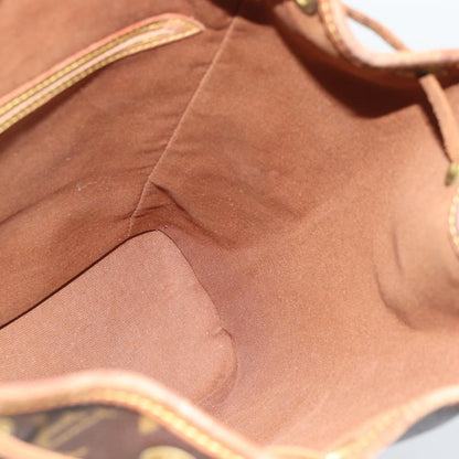 Louis Vuitton Vintage Montsouris Monogram Canvas, Brown, Canvas, Backpack