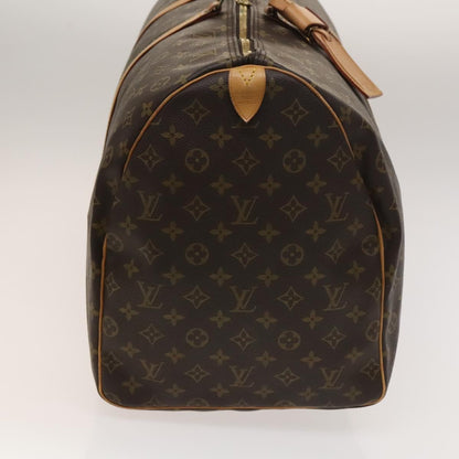 Louis Vuitton Keepall Bandouliere Bag Monogram Canvas, BROWN, CANVAS, Travel bag