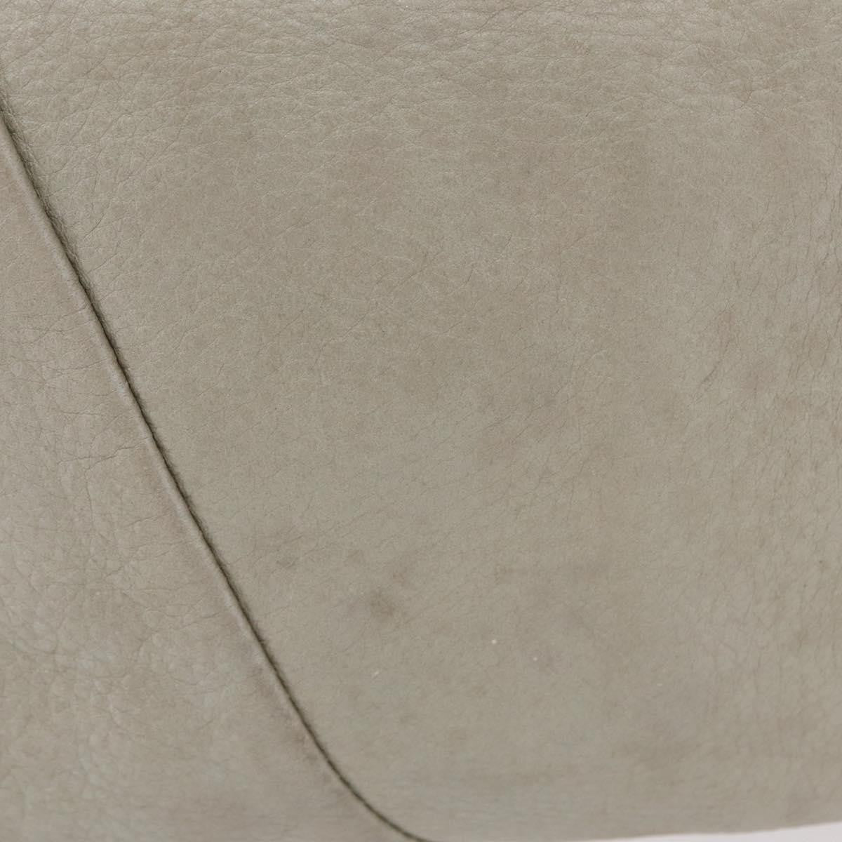 Bottega Veneta Shoulder Leather, Gray, Leather, Shoulder Bag