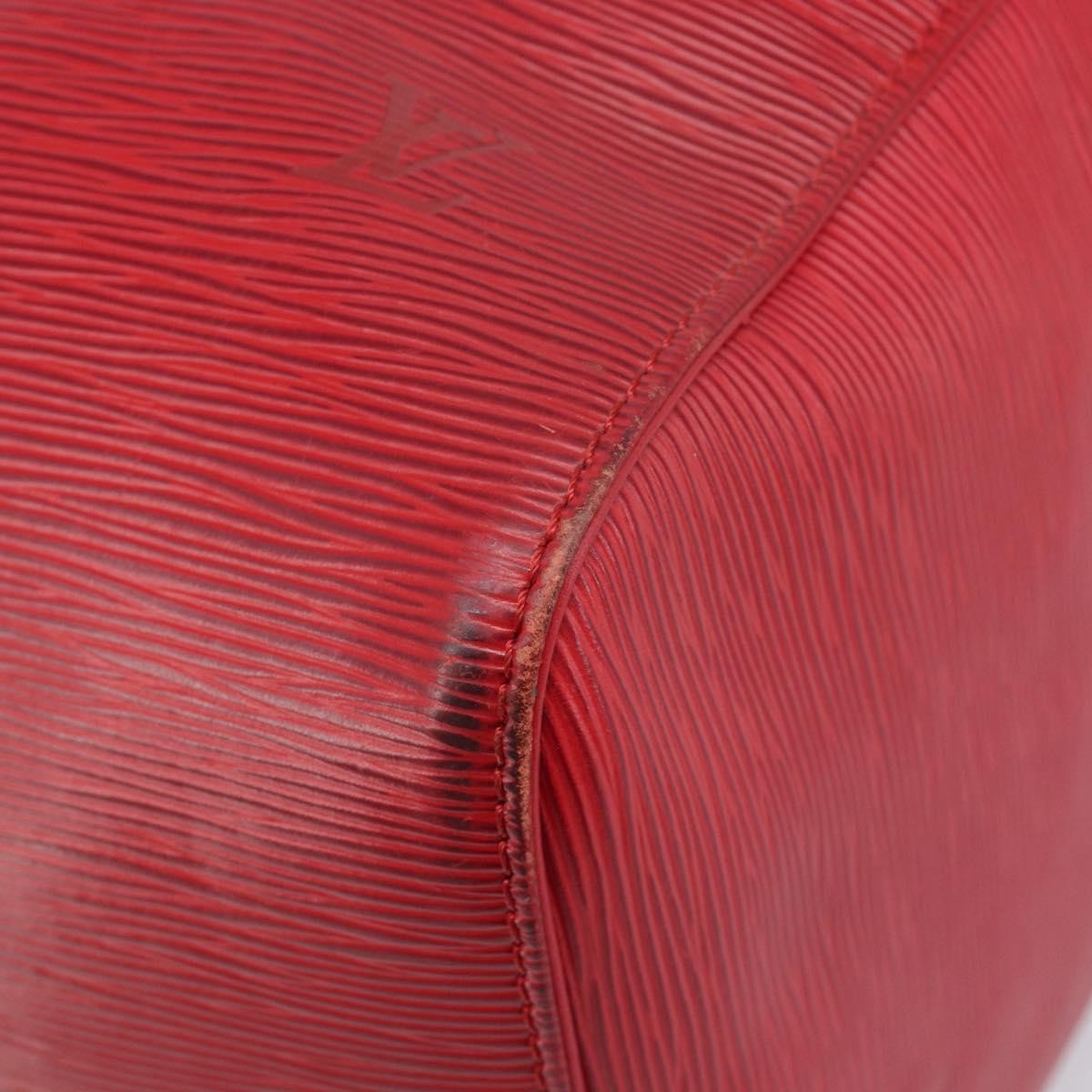 Louis Vuitton Keepall Epi Leather, Red, Leather, Travel Bag