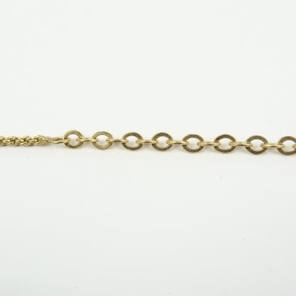 Christian Dior Vintage CD Pendant Metal with Crystals, Gold, Gold Plated, Necklace