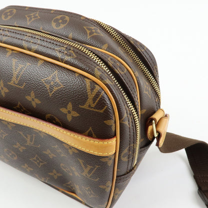 Louis Vuitton Reporter Monogram Canvas, Brown, Canvas, Shoulder Bag