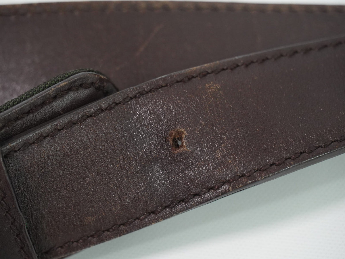 Gucci Flap Messenger Bag (Outlet) Guccissima Leather, Brown, Leather, Shoulder Bag