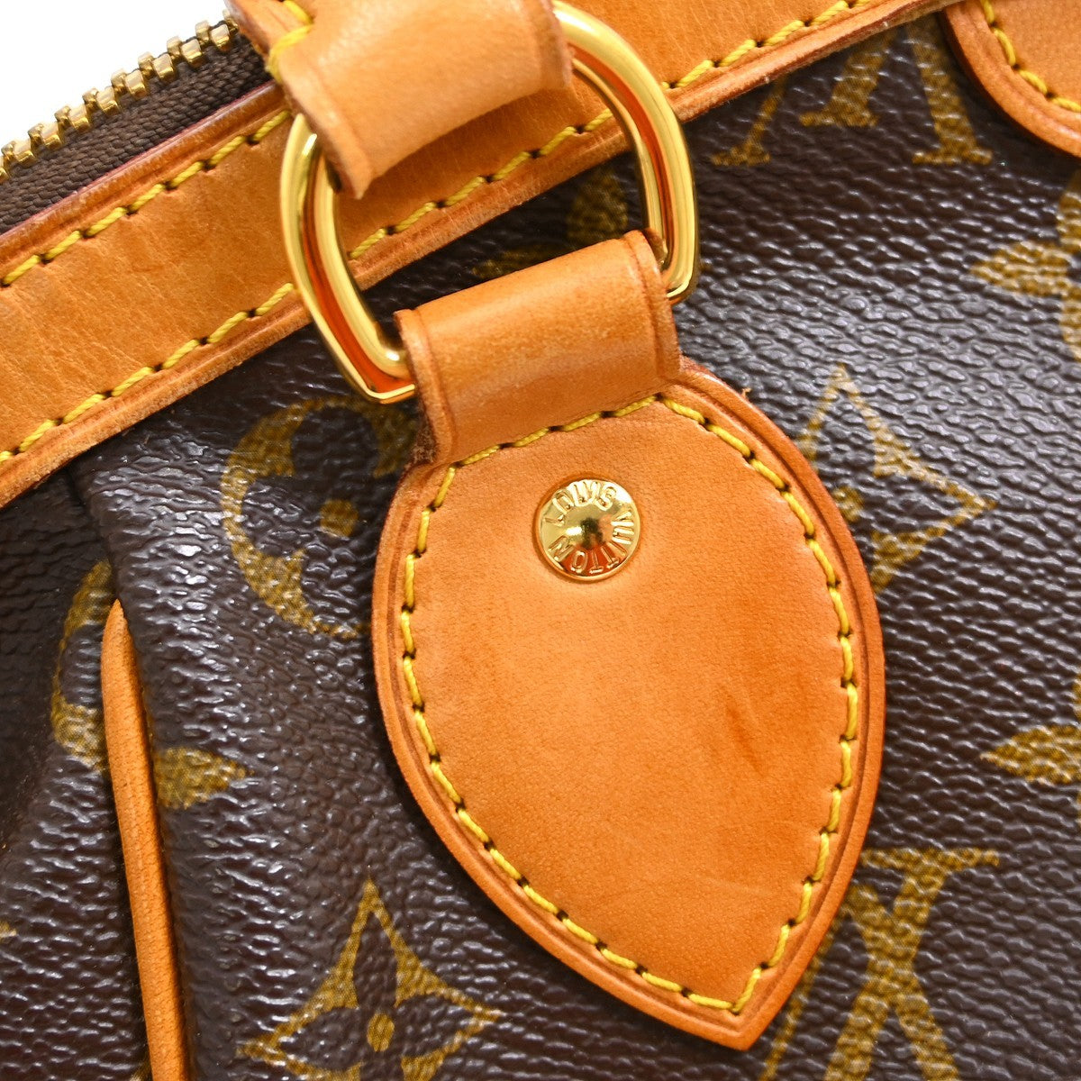 Louis Vuitton Tivoli Monogram, Brown, Canvas, Handbag