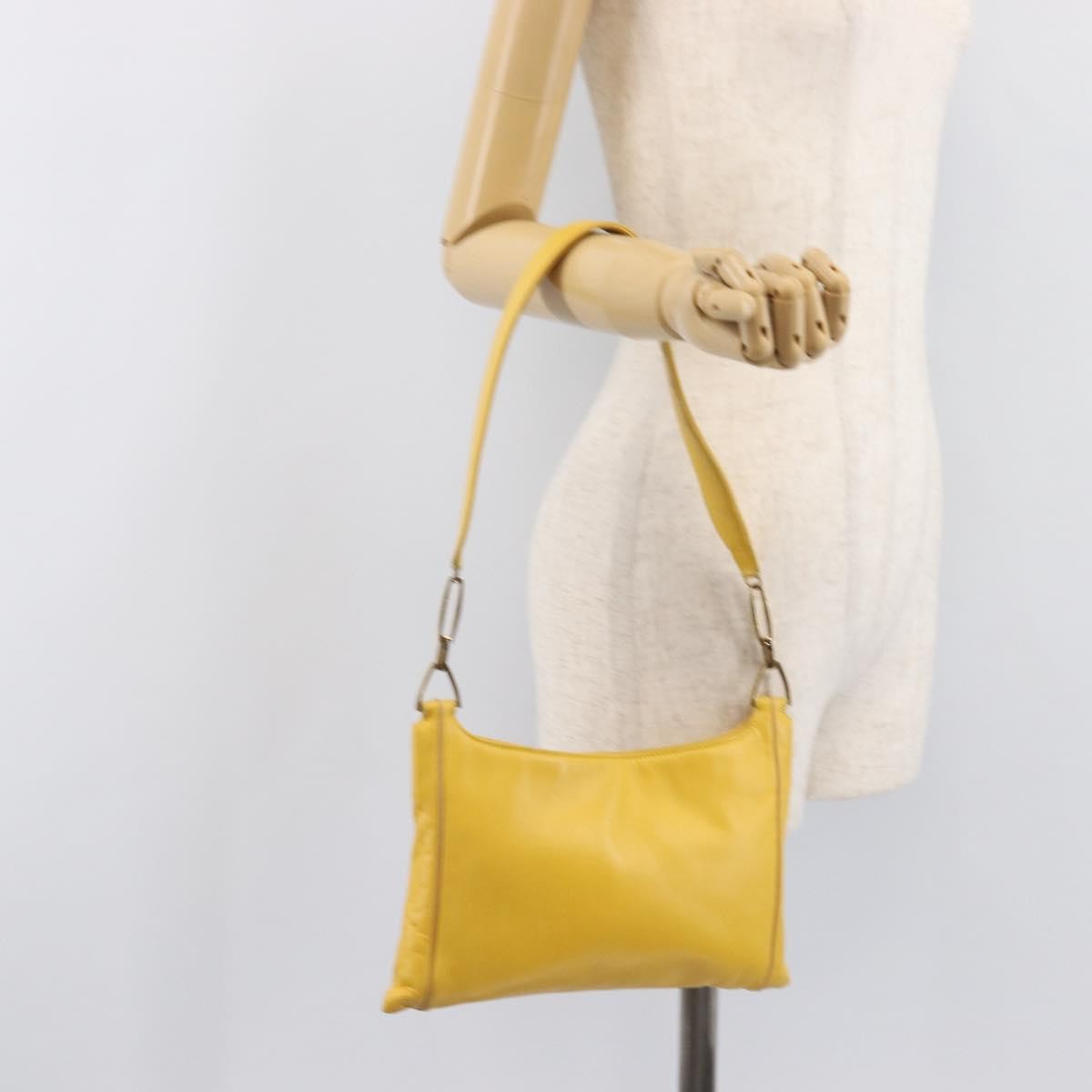 Loewe Shoulder bag Leather, Yellow, Leather, Shoulder Bag