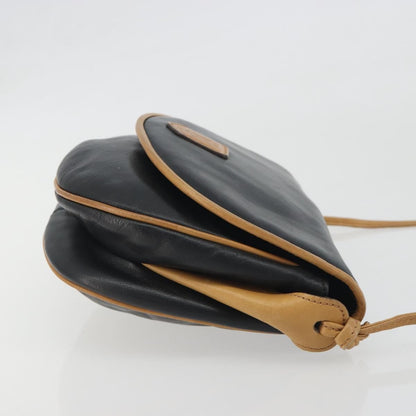 Celine Vintage Leather, Black, Leather, Shoulder Bag