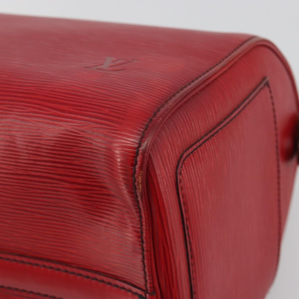 Louis Vuitton Speedy Epi, Red, Leather, Handbag