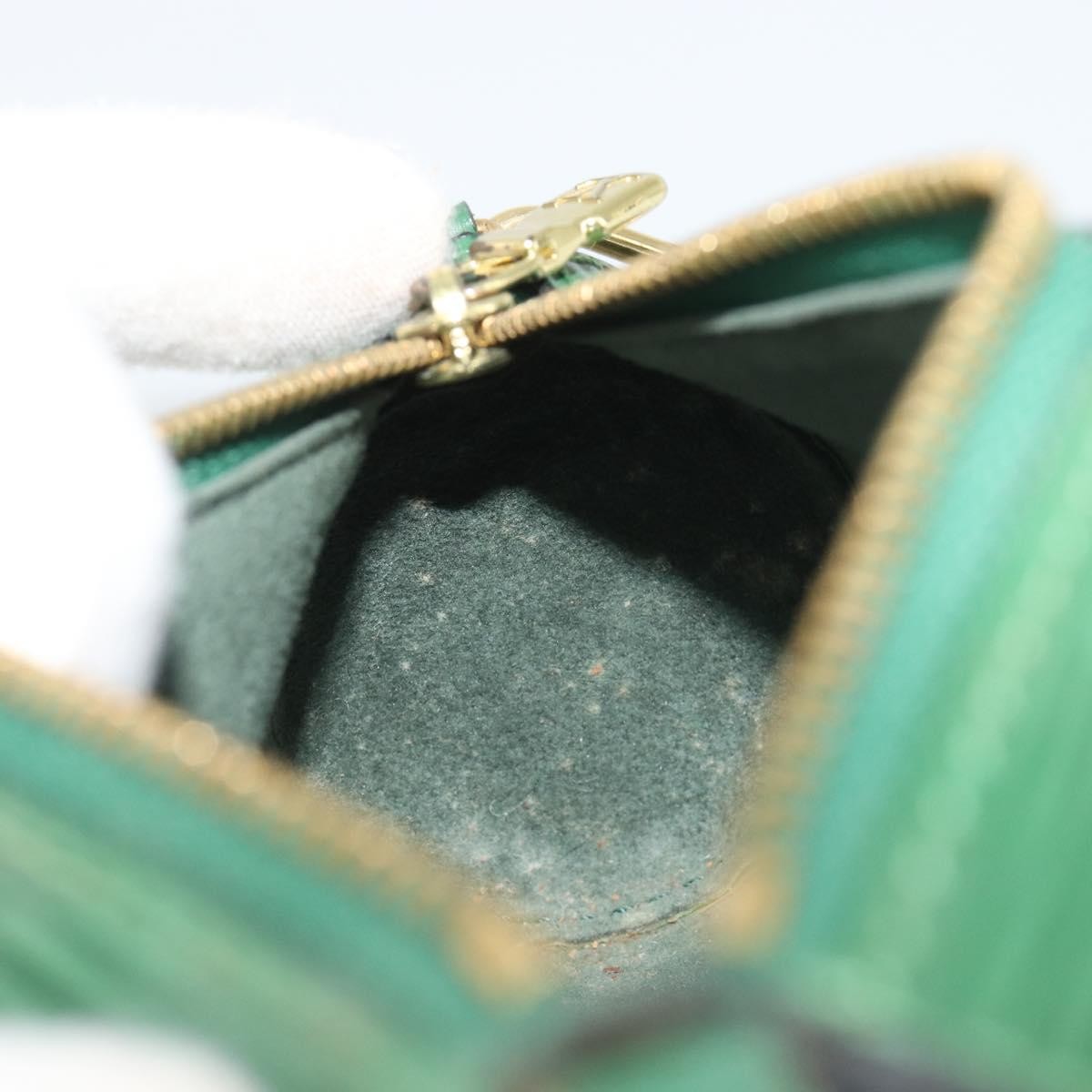 Louis Vuitton Soufflot Pochette Epi Leather, Green, Leather, Clutch