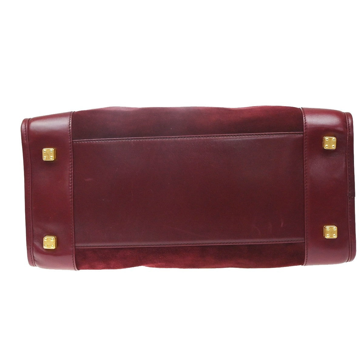 Loewe Amazona Suede, Burgundy, Suede, Handbag