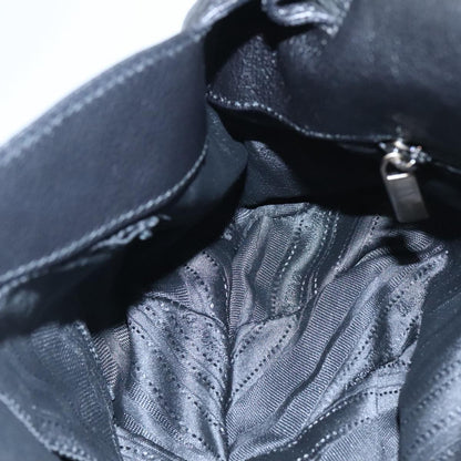 Salvatore Ferragamo Vintage Gancini Top Handle Leather, Black, Leather, Handbag