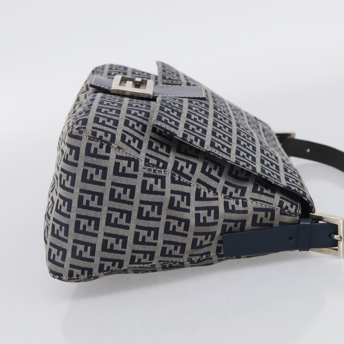 Fendi Fendi mamma baguette Monogram Canvas, Navy, Canvas, Handbag