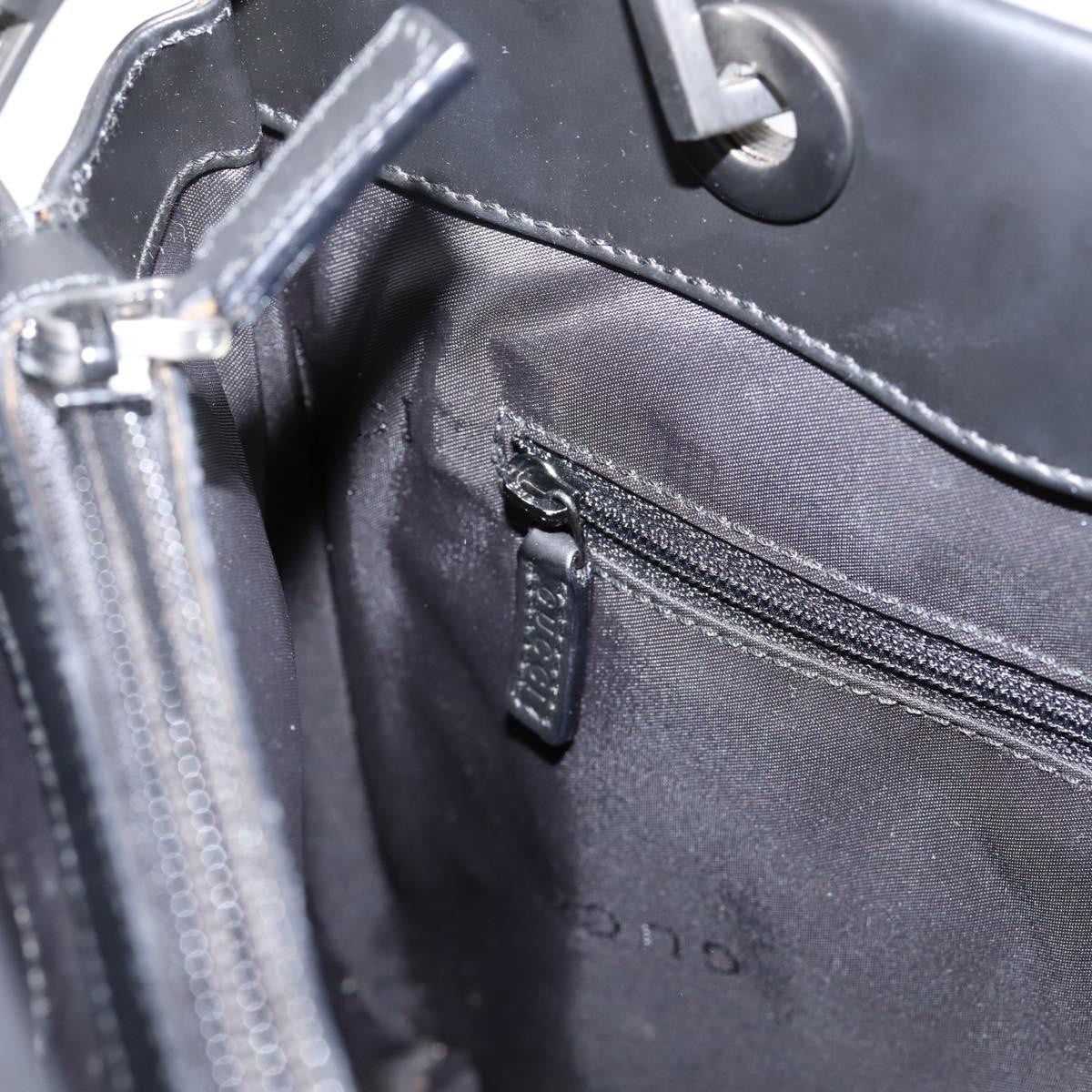 Gucci Bamboo Top Handle Leather, Black, Leather, Handbag