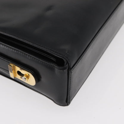 Gucci Shoulder Leather, Black, Leather, Shoulder Bag