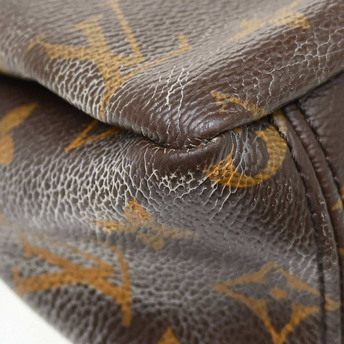 Louis Vuitton Pallas Tote Monogram Canvas with Leather, Brown, Canvas, Handbag
