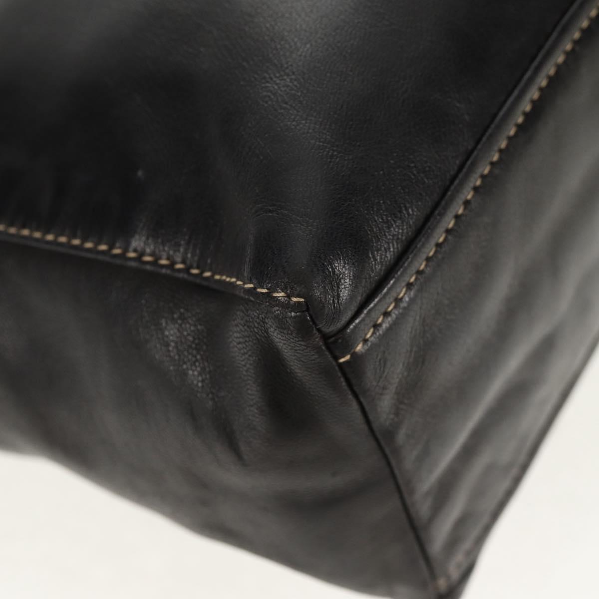 Prada Nappa Acciaio Tote bag, BLACK, LEATHER, Tote bag
