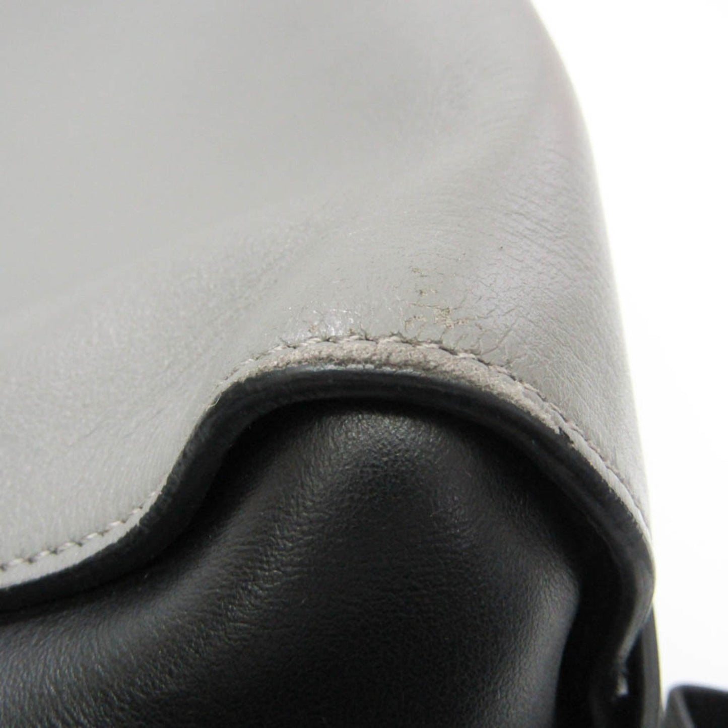 Prada Esplanade, Grey, Leather, handbag