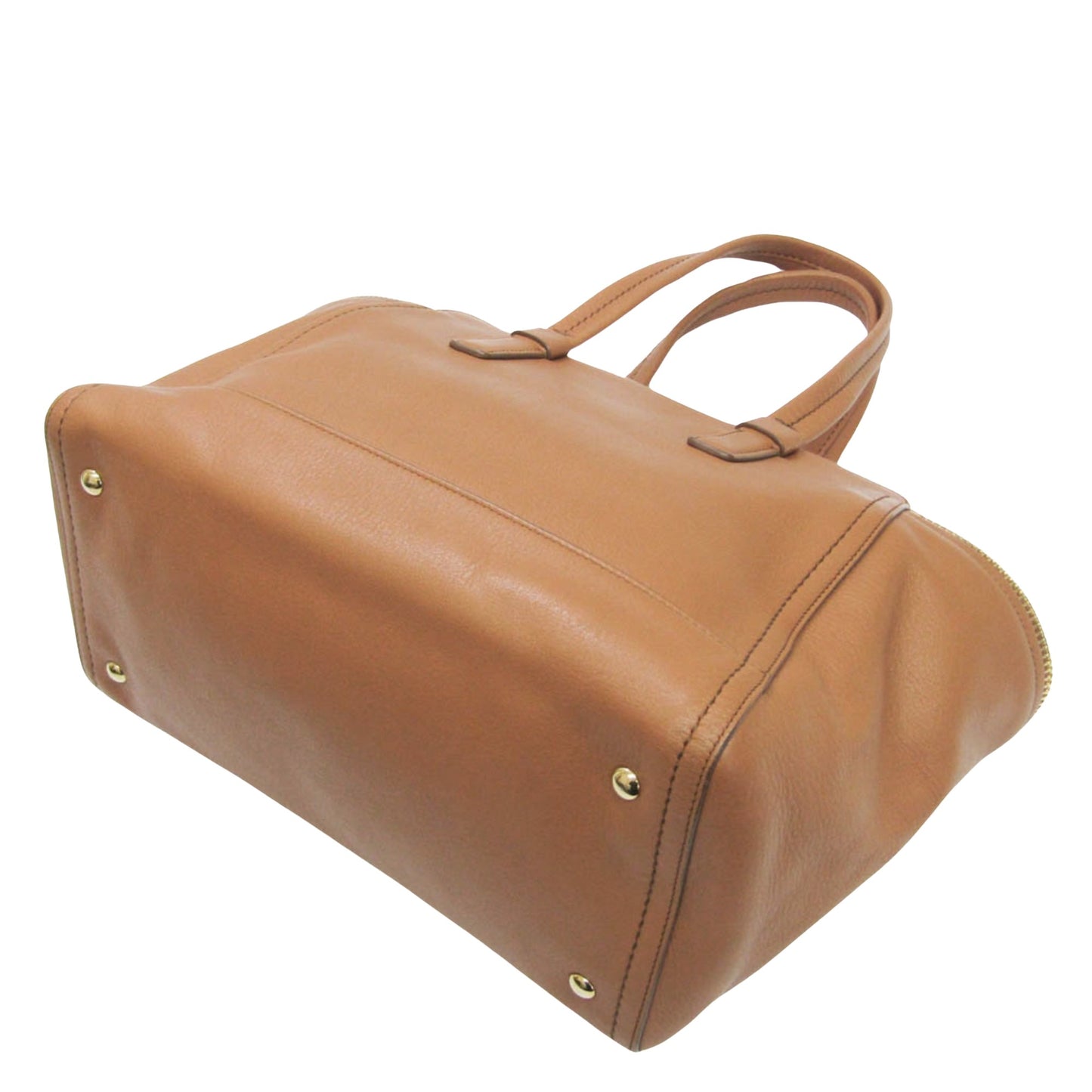 Salvatore Ferragamo Gancini, Brown, Leather, tote