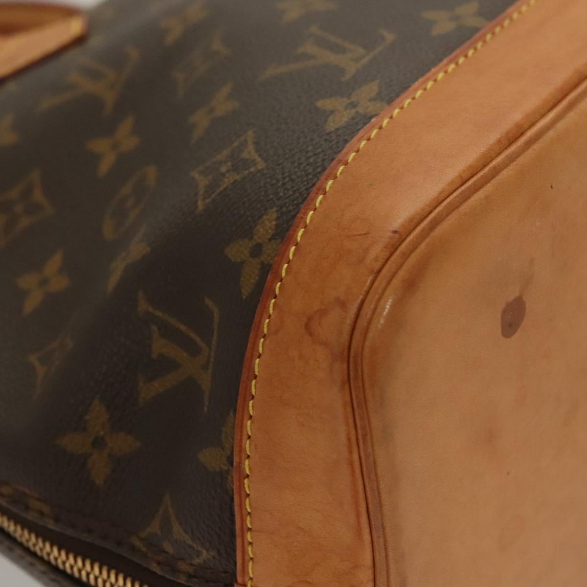 Louis Vuitton Alma Handbag Monogram Canvas, BROWN, CANVAS, Handbag