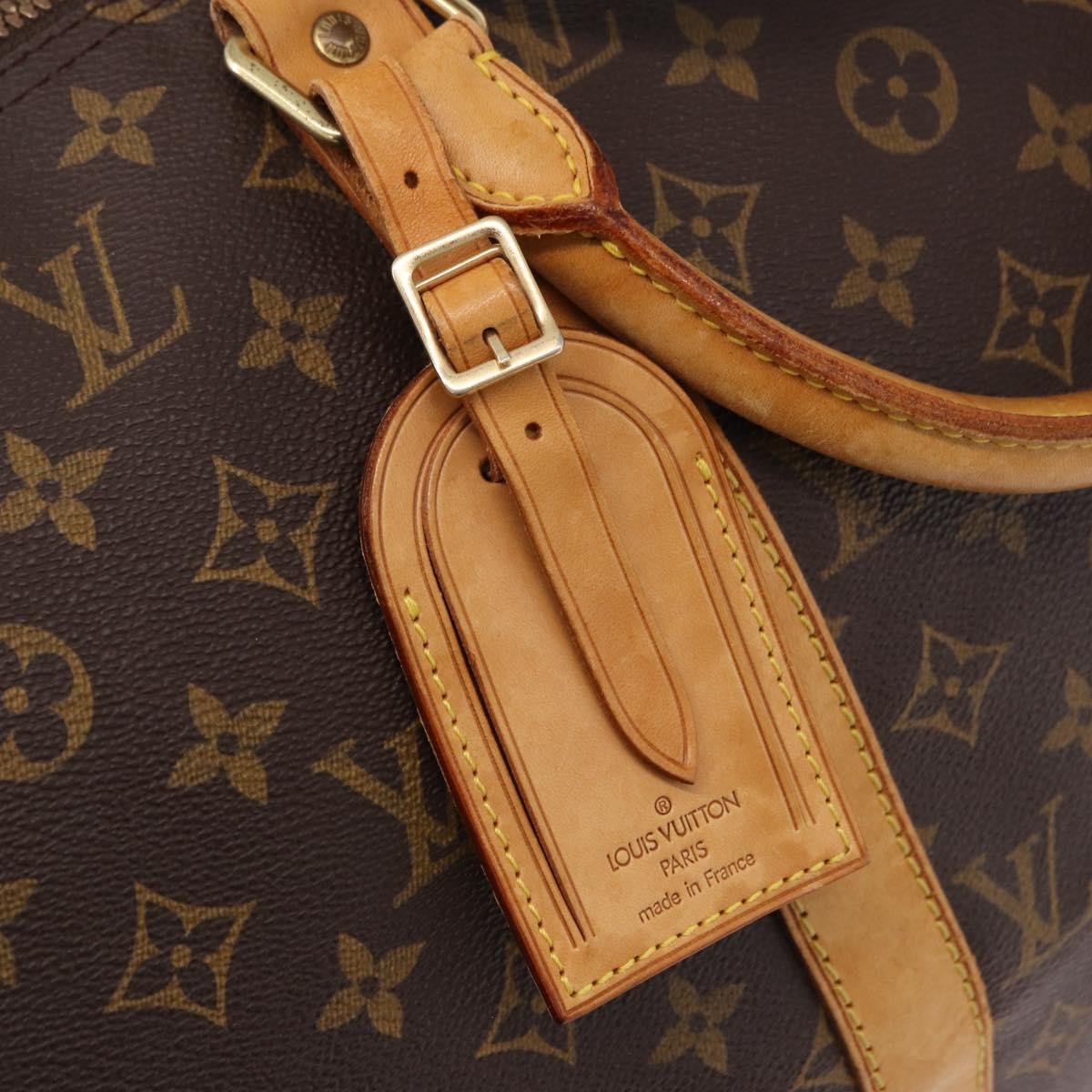 Louis Vuitton Keepall Monogram, Brown, Canvas, Travel Bag