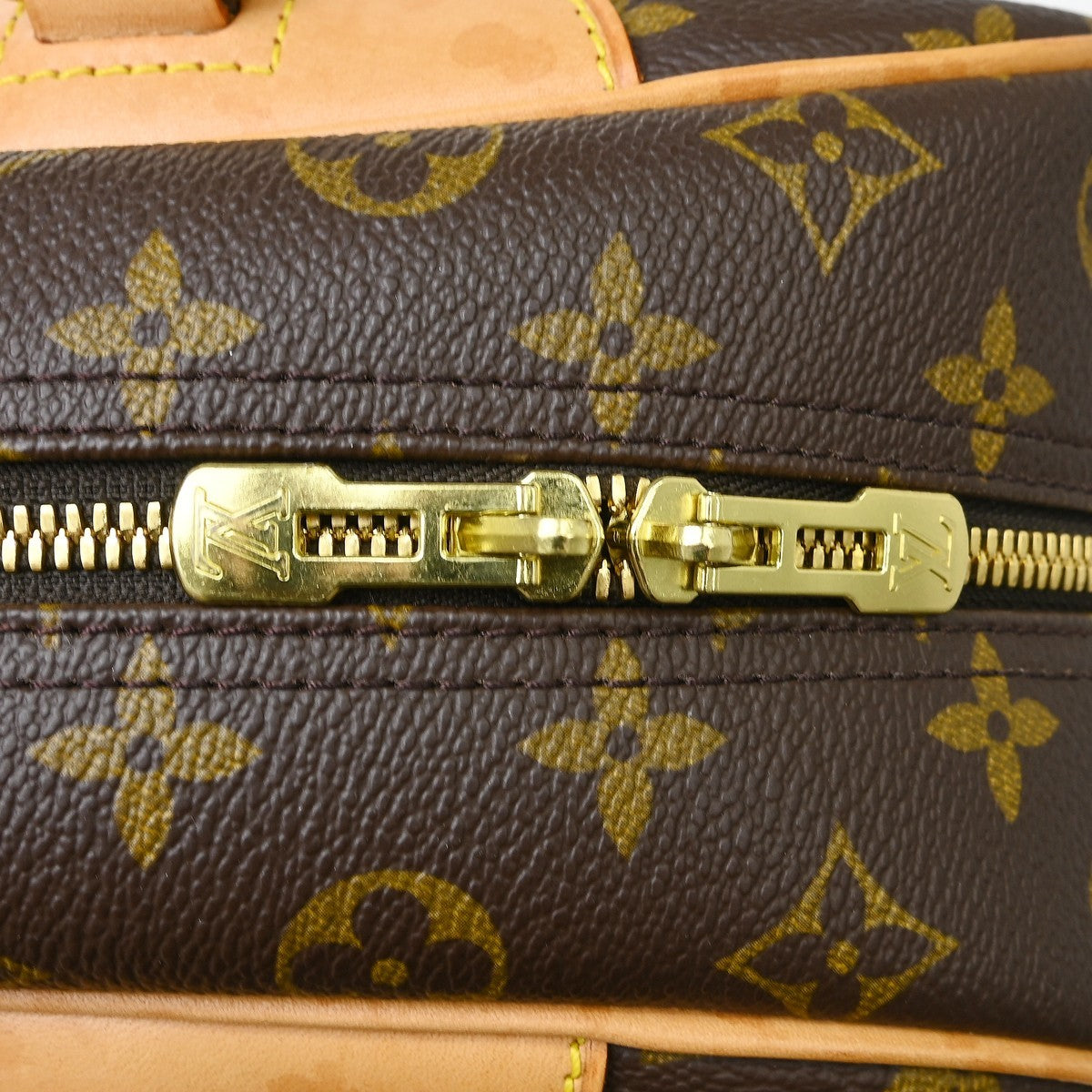 Louis Vuitton Deauville Monogram, Brown, Canvas, Handbag