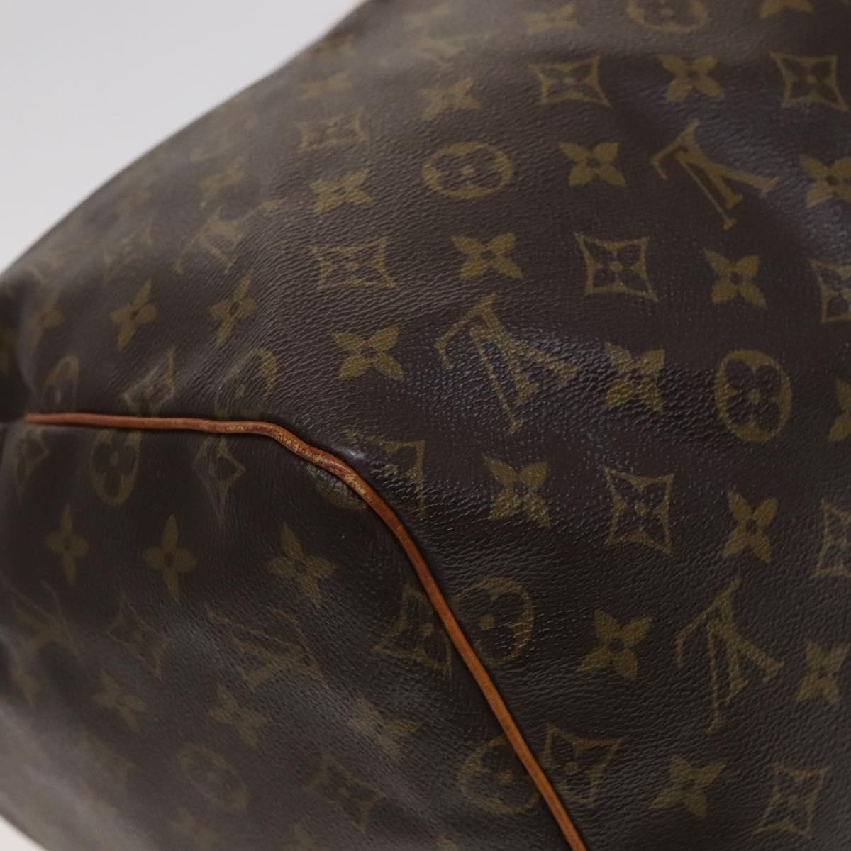Louis Vuitton Keepall Bag Monogram Canvas, BROWN, CANVAS, Travel bag