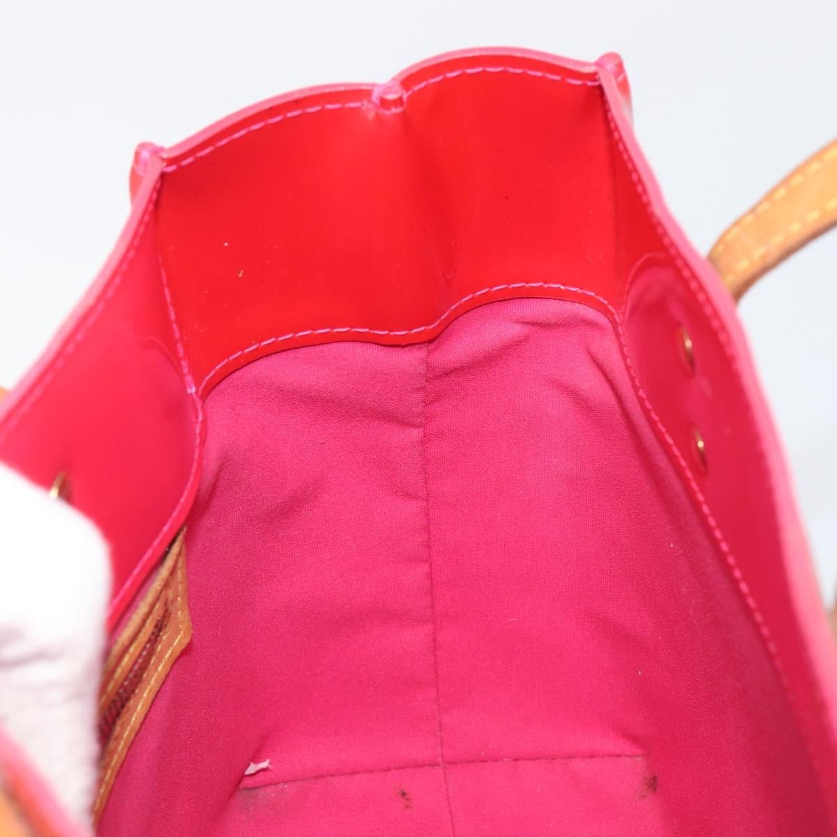 Louis Vuitton Reade Monogram Vernis, Pink, Patent Leather, Handbag