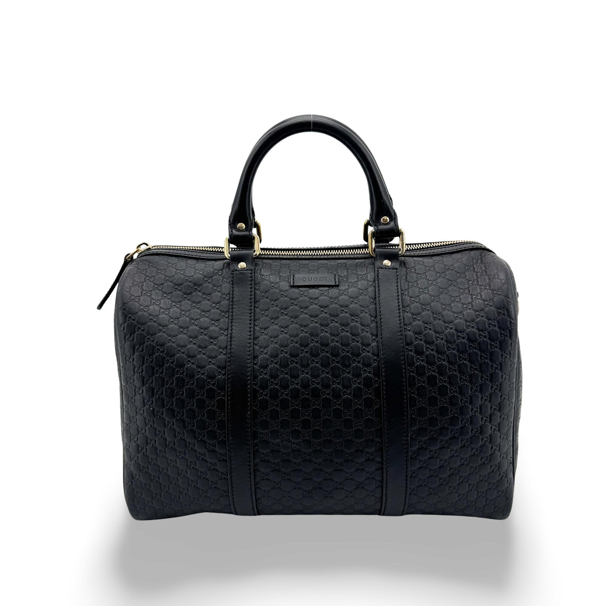 Gucci Joy Boston Microguccissima Leather, Black, Leather, Handbag