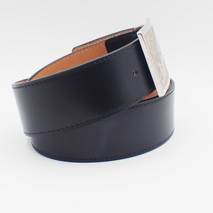 Louis Vuitton Voyage Buckle Belt Leather, Black, Leather, Belt