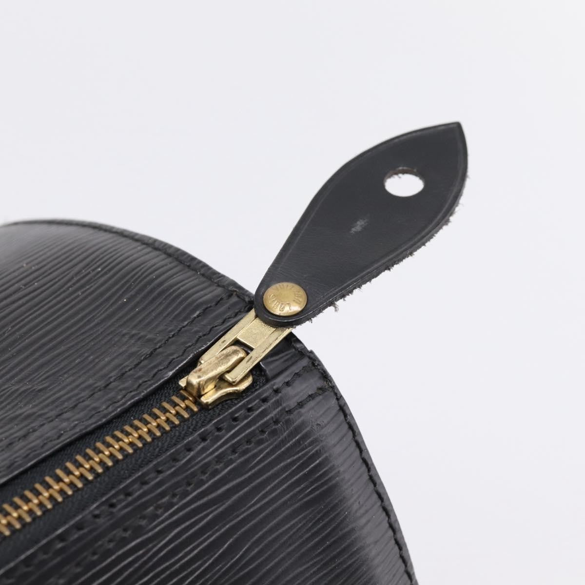 Louis Vuitton Speedy Epi Leather, Black, Leather, Handbag