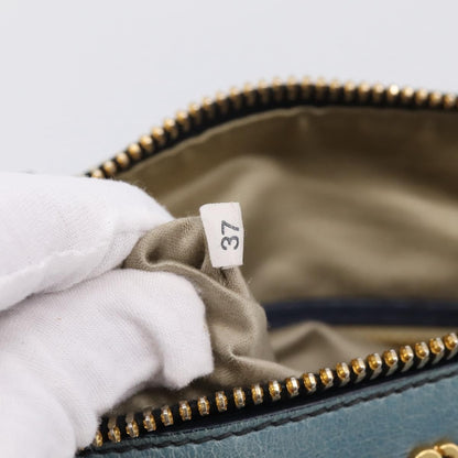 Miu Miu Beau Top Handle Leather, Navy, Leather, Handbag