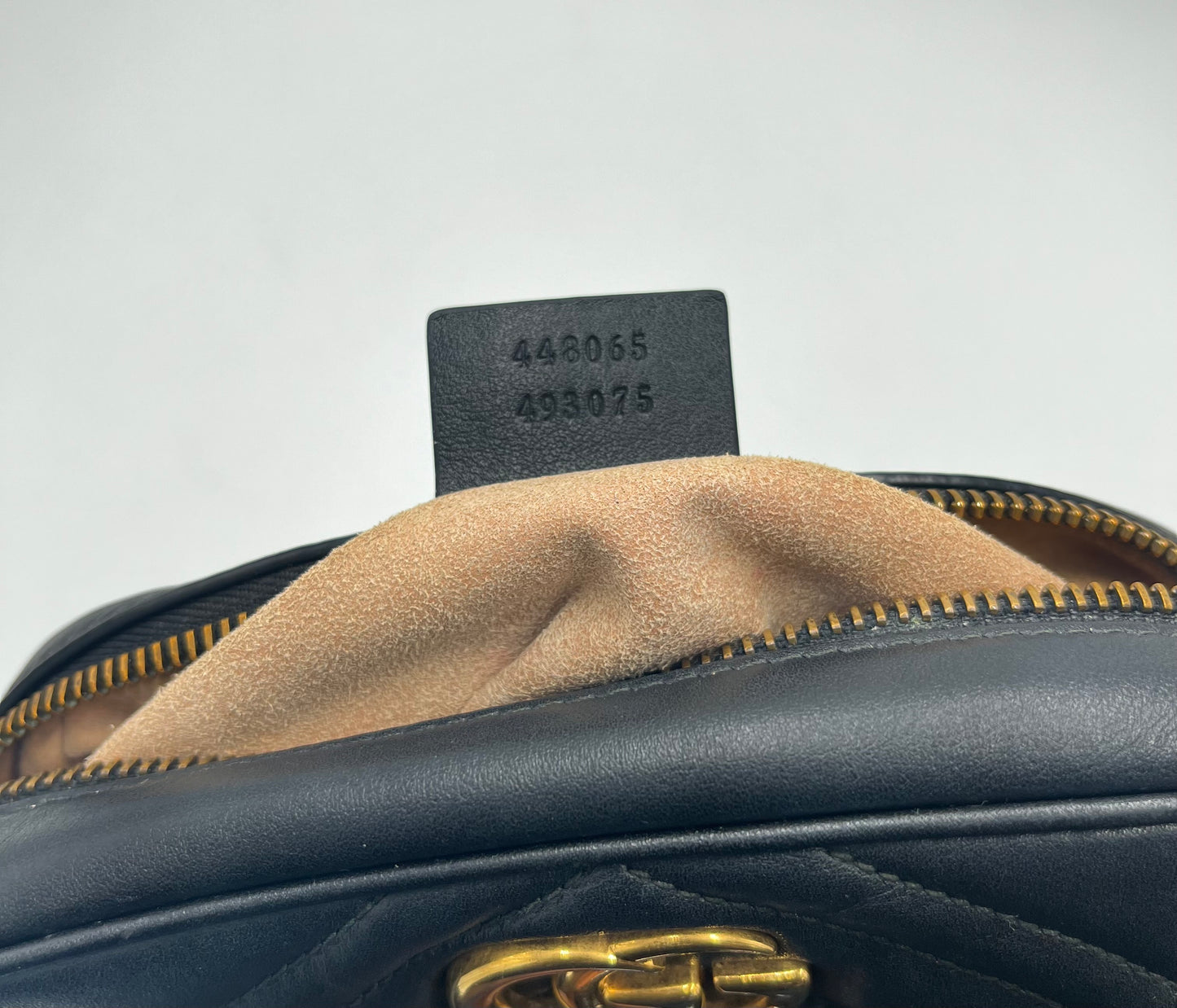 Gucci GG Marmont Matelasse Leather, Black, Leather, Shoulder Bag