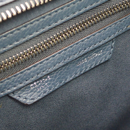 Celine Luggage Grainy Leather, Navy, Leather, Handbag