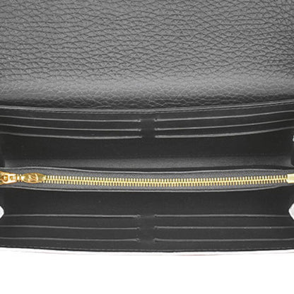 Louis Vuitton Capucines, Black, Leather, wallet