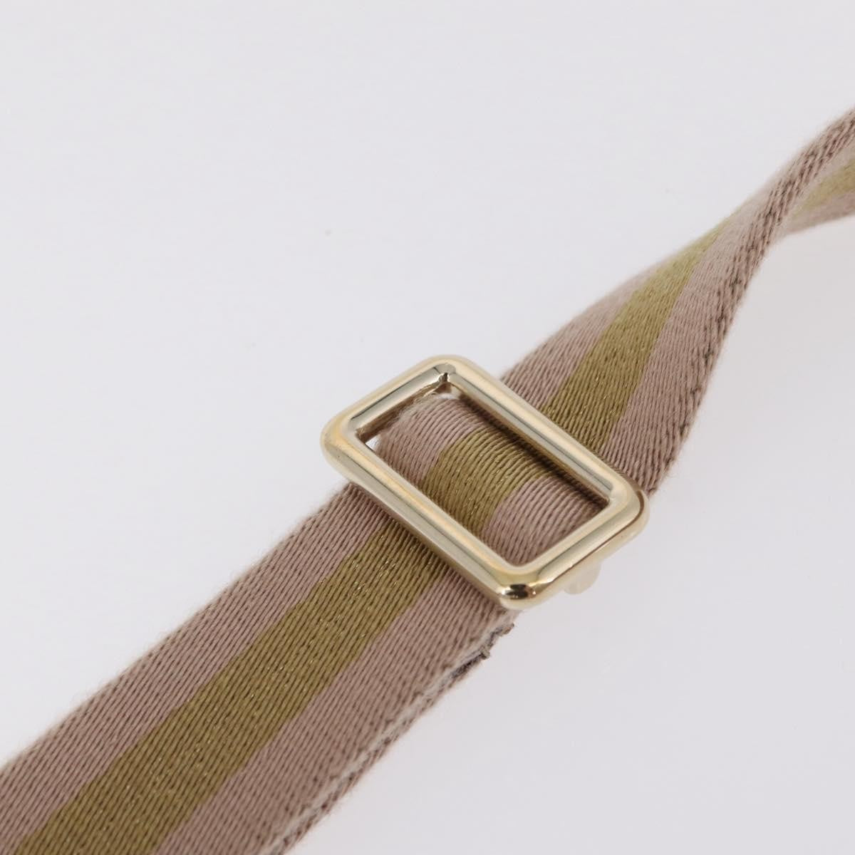 Gucci Web Strap Messenger GG Coated Canvas, Beige, Canvas, Handbag