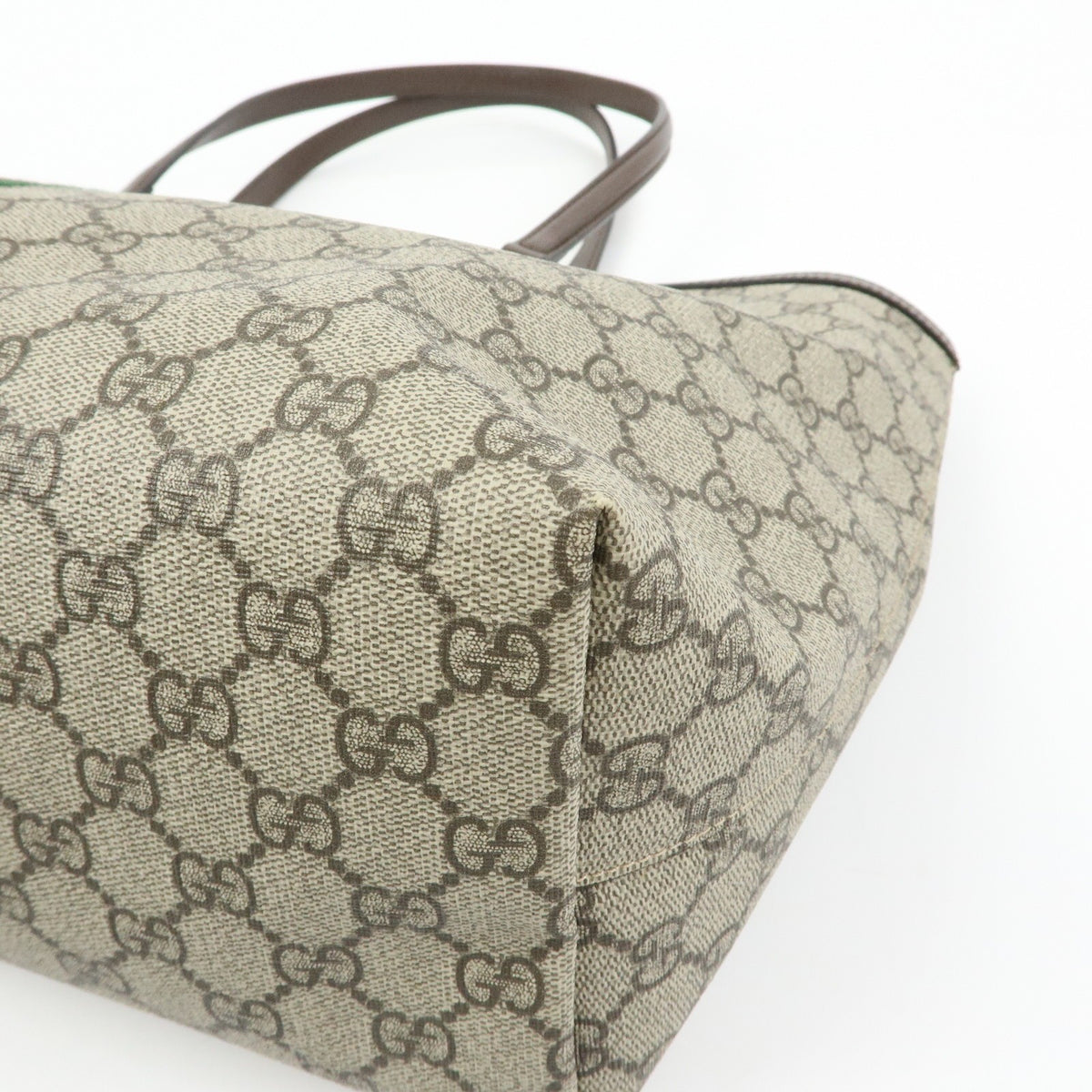 Gucci Ophidia Shopping GG Coated Canvas, Beige, Canvas, Tote Bag