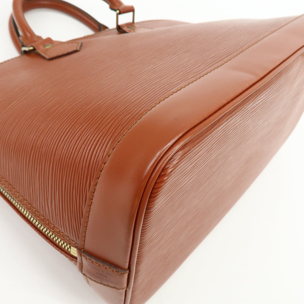 Louis Vuitton Alma Epi Leather, Brown, Leather, Handbag