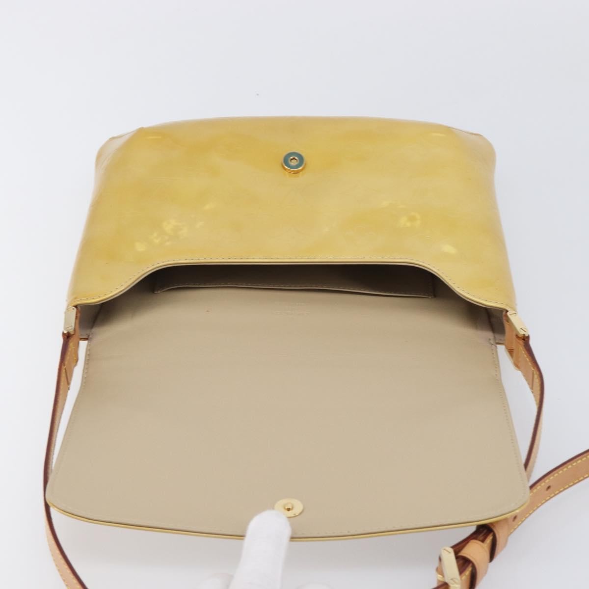 Louis Vuitton Thompson Street Monogram Vernis, Beige, Patent Leather, Shoulder Bag