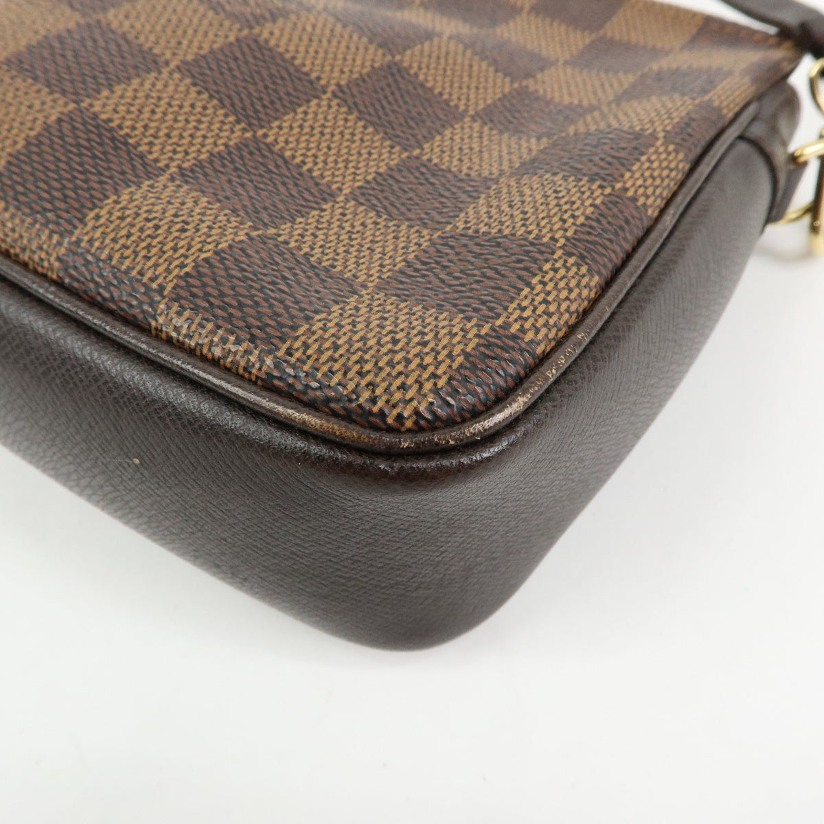 Louis Vuitton Trousse Make Up Damier, Brown, Canvas, Clutch