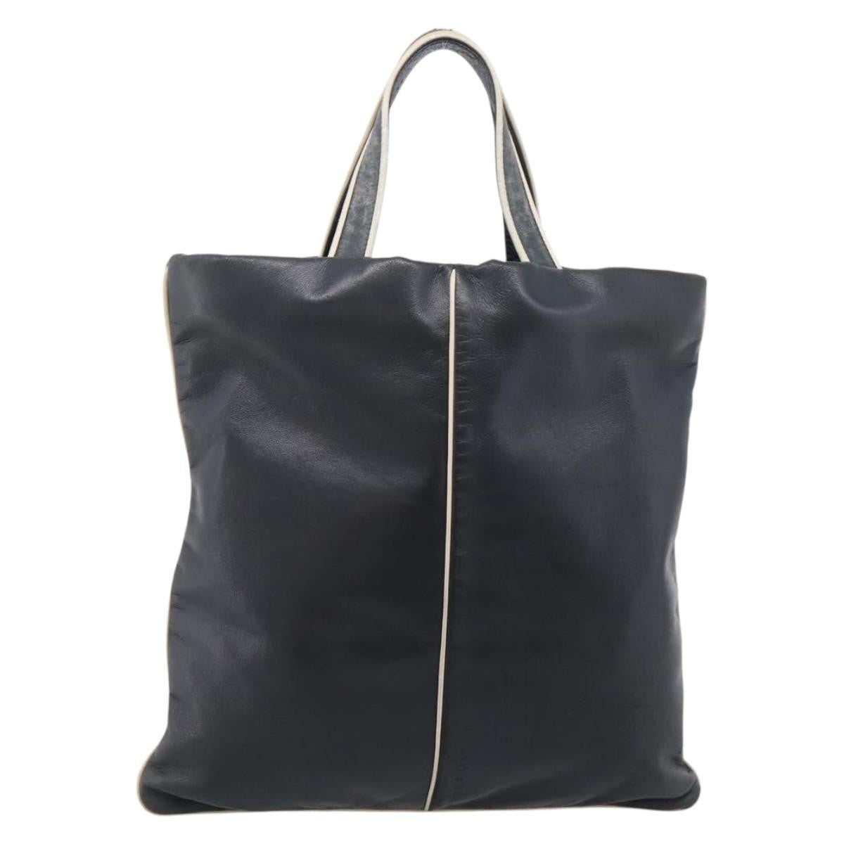 Loewe Tote Leather, Black, Leather, Tote Bag