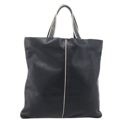 Loewe Tote Leather, Black, Leather, Tote Bag