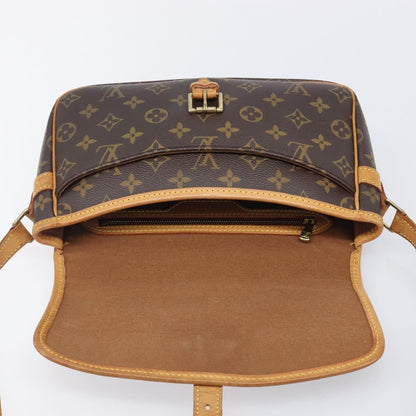 Louis Vuitton Sologne Monogram Canvas, Brown, Canvas, Handbag