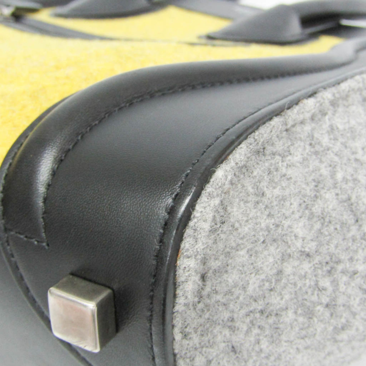 Celine Tricolor Luggage Felt, Multicolour, Leather, Handbag