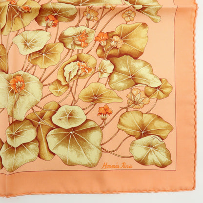Hermes Carré 45 Les Capucines 100% Silk, Multicolour, Silk, Scarf