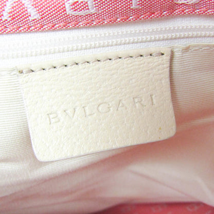 Bvlgari Logomania Canvas, Beige, Canvas, Tote Bag