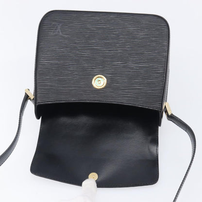 Louis Vuitton Buci Epi Leather, Black, Leather, Handbag