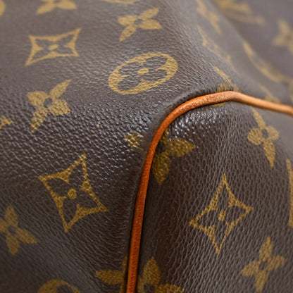 Louis Vuitton Keepall Monogram, Brown, Canvas, Travel Bag