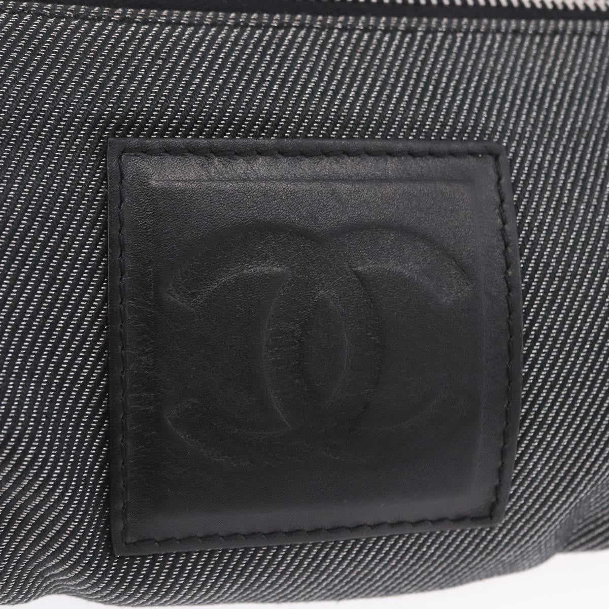 Chanel Sport Line Waist Canvas, Black, Canvas, Handbag